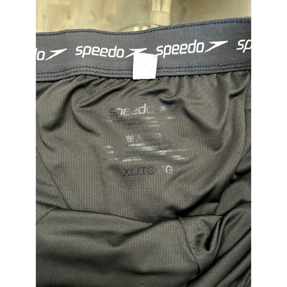 Speedo Mens Black Swim Shorts With Mesh Lining Size XL - Picture 4 of 7
